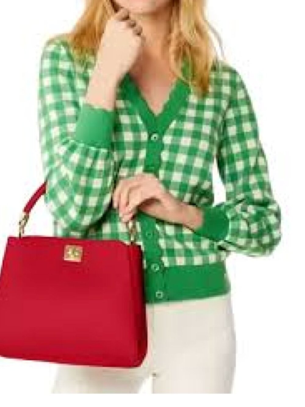 Kate Spade Phoebe Medium Top Handle Satchel Cherry - Picture 2 of 9